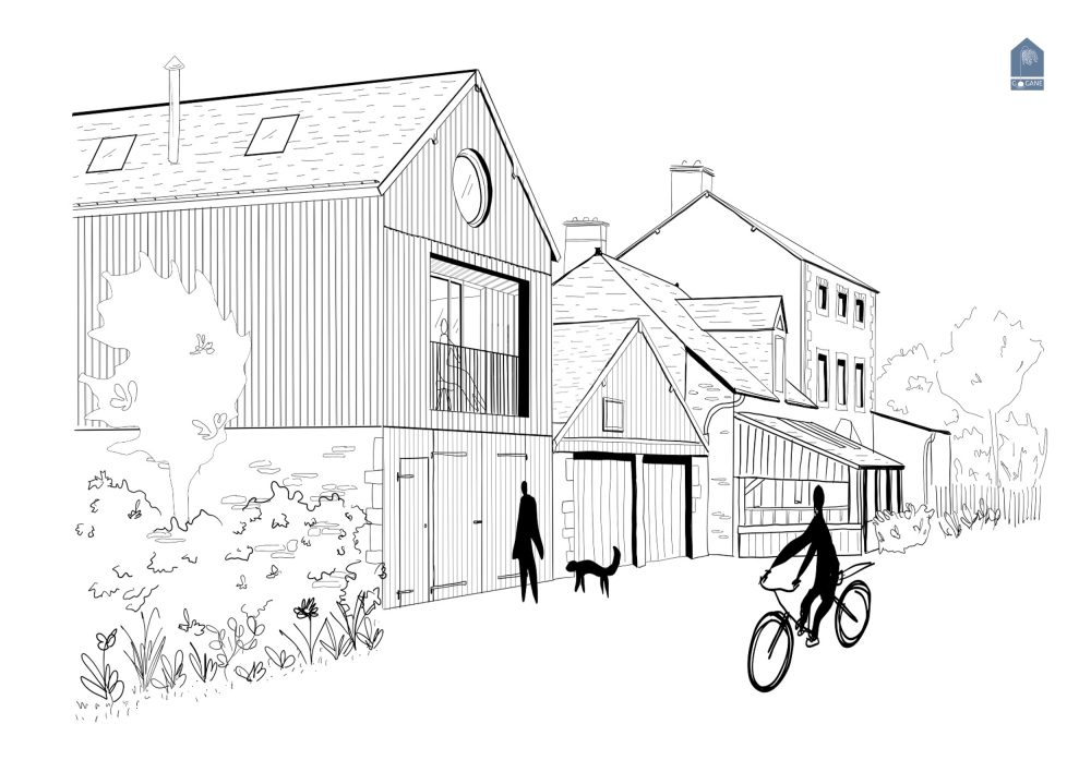 Surélévation sur les bords de Mayenne (49)